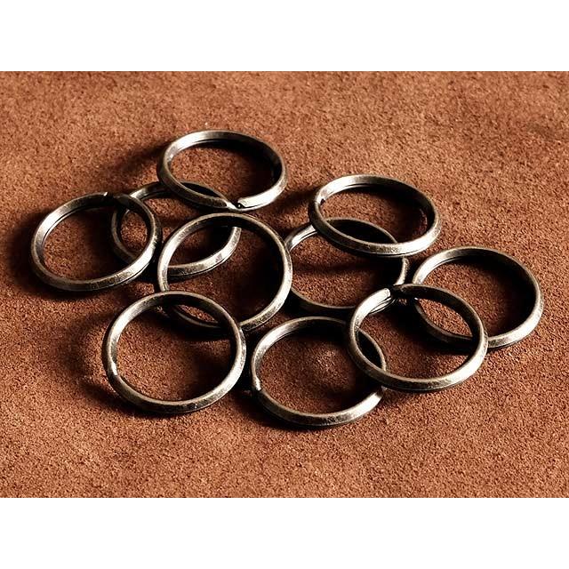 10個セット 鉄製 二重リング（ブロンズカラー）直径20mm