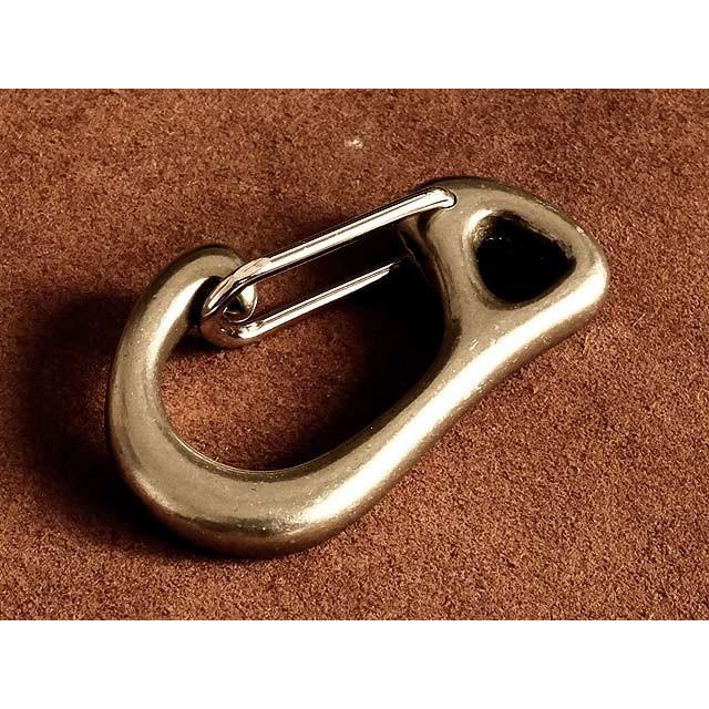 ゴールド ストーン付き カラビナ型キーリング ゴールド ストーン付き カラビナ型キーリング