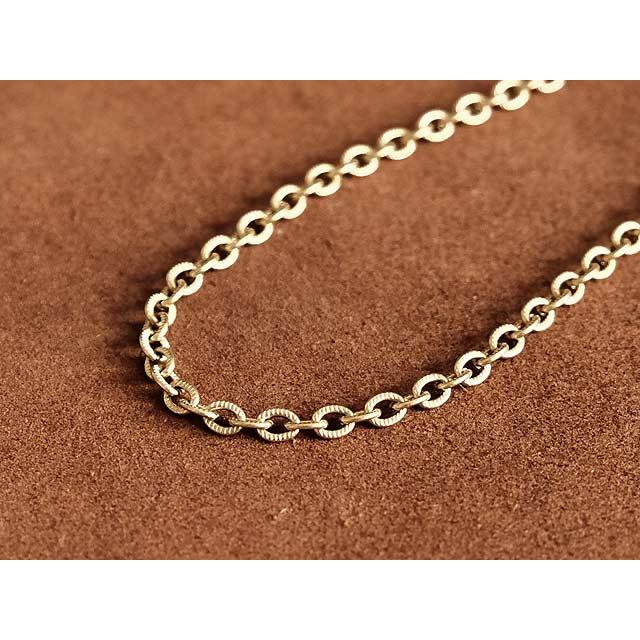 真鍮 小豆チェーン ネックレス（3サイズ）/ 黄銅 あずき アズキ