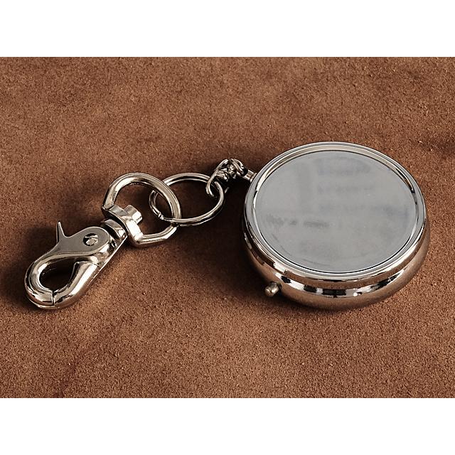 シルバー 携帯灰皿 レバーナスカン付き アッシュトレイ 銀色 小物入れ ピルケースキーチェーン たばこ タバコ キャンプ アウトドア Brass Brass Store 通販 Yahoo ショッピング