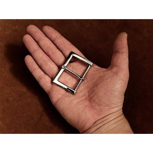 ベルト用 バックル ニッケルシルバー(スクエア)ベルト幅40mm ベルト用 バックル ニッケルシルバー(スクエア)ベルト幅40mm