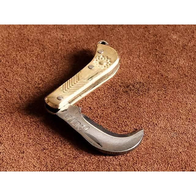 超ミニサイズ 真鍮ポケットナイフ（アラビア）ジャンビーヤ