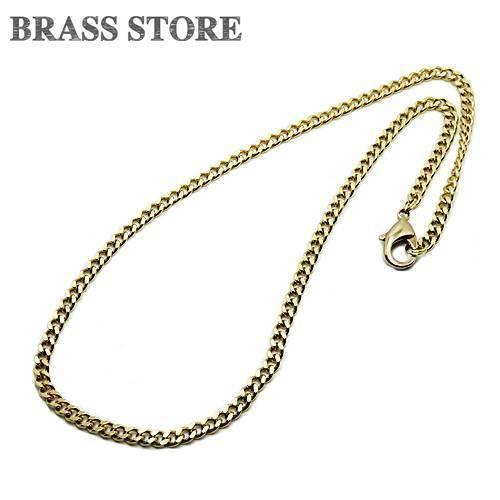 真鍮 喜平チェーン ネックレス（3サイズ）/ 黄銅 細い 鎖 ブラス