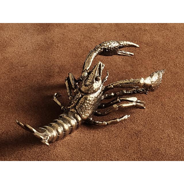 真鍮 オーナメント ザリガニ ざりがに 甲殻類 クレイフィッシュ 置物 黄金 インテリア 飾り雑貨 ゴールド アニマル グッズ ブラス 海老 Brass Brass Store 通販 Yahoo ショッピング