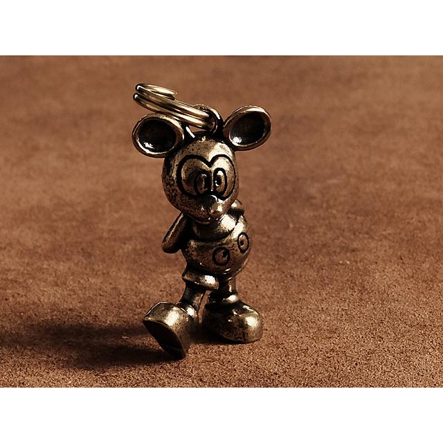 真鍮 ねずみ キーホルダー (キャラクター）ネズミ 鼠 マウス ブート