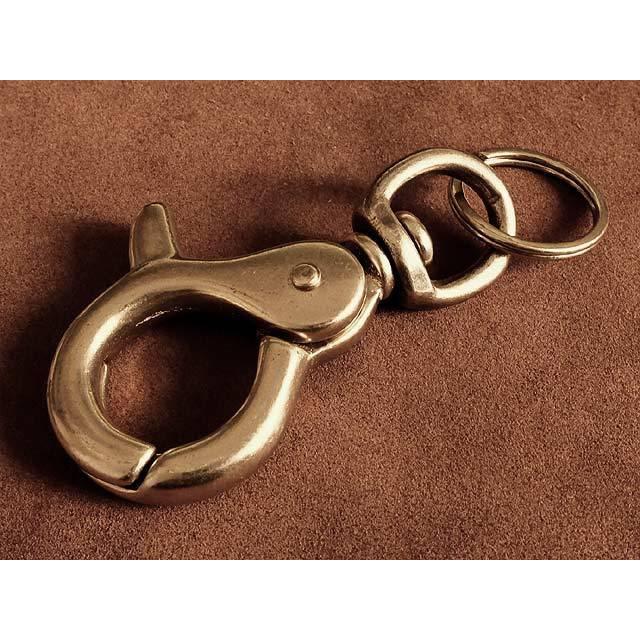 真鍮 レバーナスカン キーホルダー（ビッグサイズ）ブラス メンズ