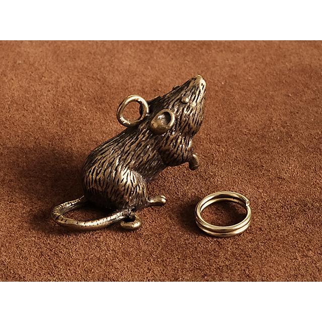 真鍮 ねずみ キーホルダー リアル ネズミ 鼠 マウス 動物 キーリング キーチェーン ゴールド ストラップ 干支 チャーム ペンダント Brass Brass Store 通販 Yahoo ショッピング