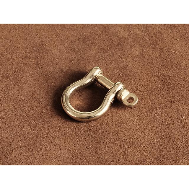 真鍮 カラビナ キーホルダー（ビッグサイズ）ブラス ゴールド ソリッド