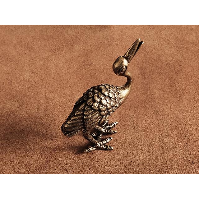 真鍮 お香立て（鳥）バード 鳥類 香炉 インセンス スティック お皿