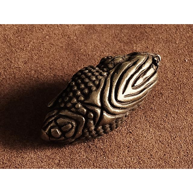 リング付き 真鍮 キーホルダー（仏&悪魔）デビル 鬼 仏陀 観音