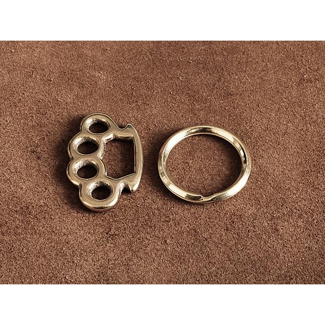 DEAL DESIGN メリケンサック　キーホルダー メリケンサック 真鍮（DEAL DESIGN／レディースキーホルダー