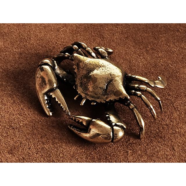 真鍮 オーナメント(ワタリガニ)蟹 ガザミ 渡り蟹 カニ 星座 か 真鍮 オーナメント(ワタリガニ)蟹 ガザミ 渡り蟹 カニ 星座 か