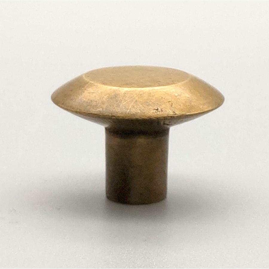 N031 取っ手 つまみ 真鍮 ノブ 引き出し アンティークゴールド