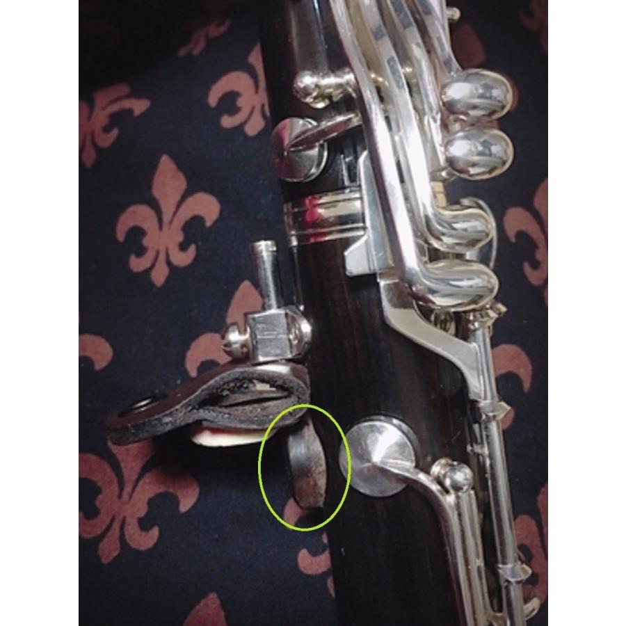 E♭クラリネット/オーボエ用サムボタン うどん「Wooden Button