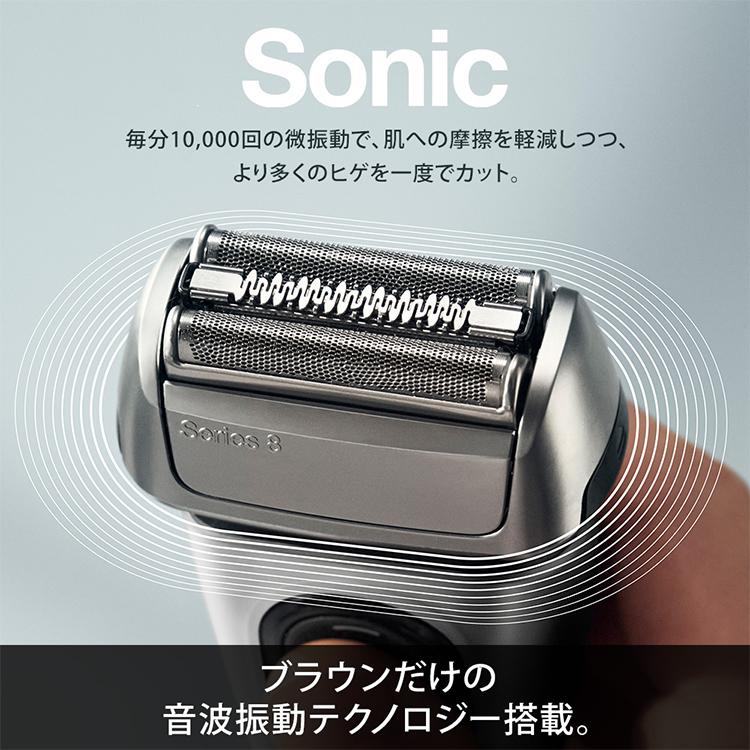 BRAUN ブラウン 電動シェーバー 充電式 シリーズ8 8417s-V 男性 男性用 