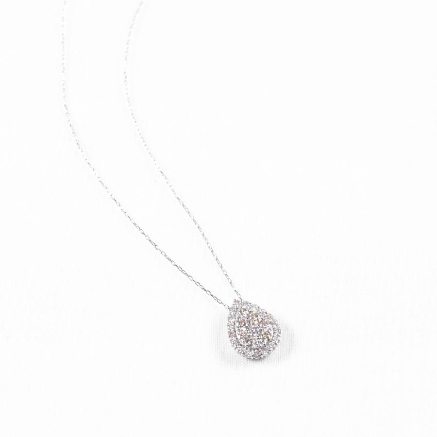 ネックレス レディース プラチナ PT900 ダイヤモンド 0.5ct ペアシェイプ 20代 30代 40代 50代 ダイヤネックレス 可愛い ジュエリー ギフト クリスマス 涙型の画像