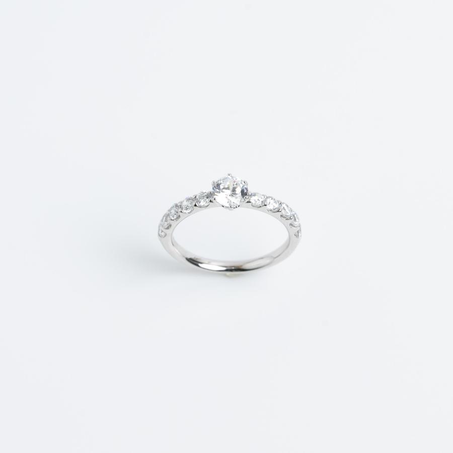 ダイヤモンド リング 1粒 0.5ct SI/H/Good Pt950 プラチナ 計1.06ct