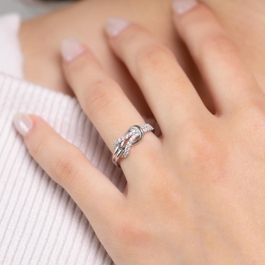 Pt950 幅広 ダイヤモンドリング（インフィニティモチーフ）0.20約11号 Pt950 幅広 ダイヤモンドリング（インフィニティモチーフ）0.20約11号