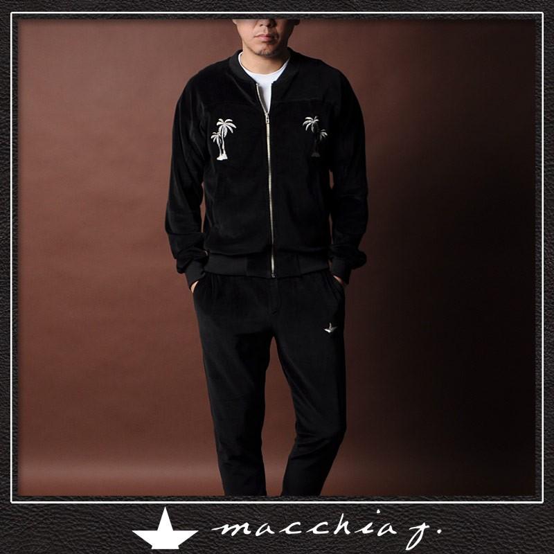 MACCHIA J（マッキアジェイ） ジップアップスウェット メンズ FMS1722
