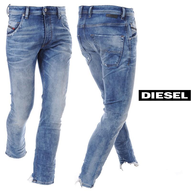 ディーゼル Diesel デニムスウェットパンツ メンズ ジョグジーンズ Krooley T 00se2s 087ac ウォッシュドブルー Bravas 通販 Yahoo ショッピング