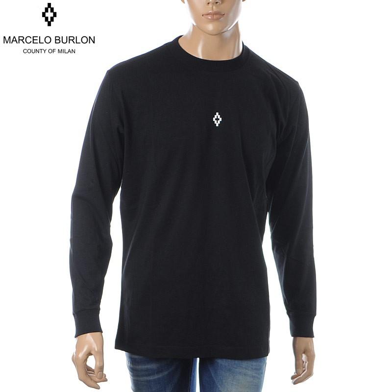 マルセロバーロン MARCELO BURLON クルーネックTシャツ 長袖 メンズ 