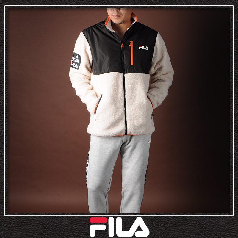 フィラ FILA URBAN LINE フリースジャケット メンズ HADI FLEECE JACKET 687248 アイボリー｜bravas｜02