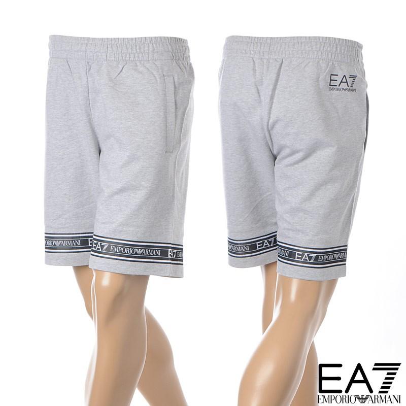 エンポリオアルマーニ Ea7 Emporio Armani スウェットショートパンツ メンズ 3hps56 Pj05z グレー Bravas 通販 Yahoo ショッピング