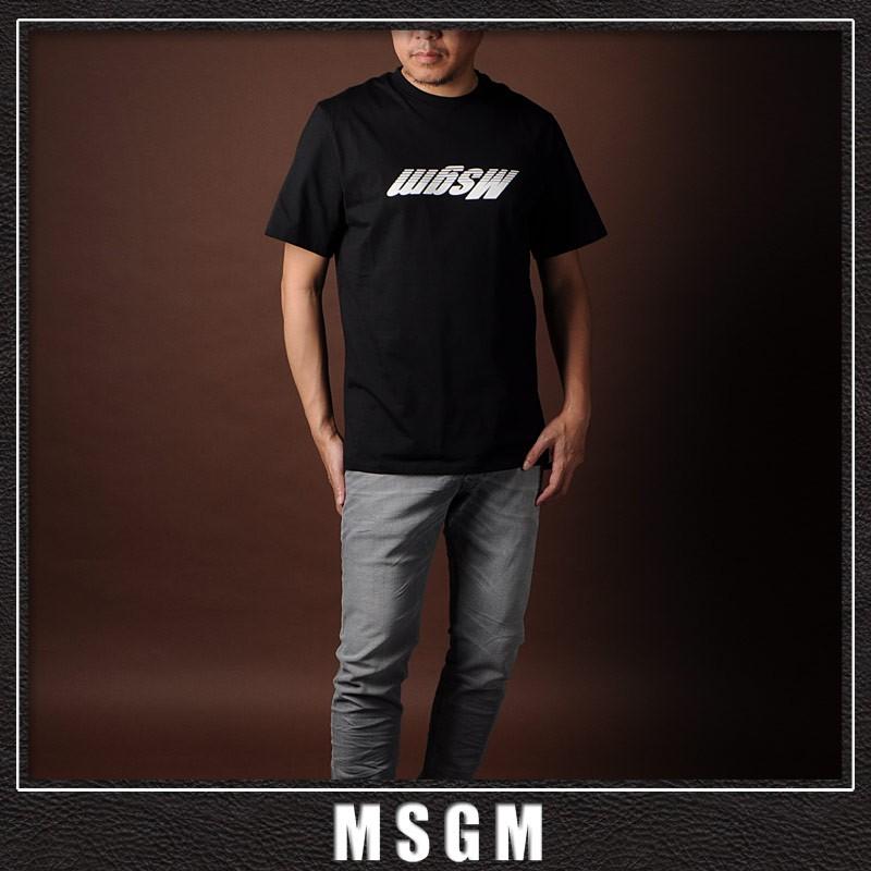 MSGM（エムエスジーエム） クルーネックTシャツ 半袖 メンズ 2840MM109