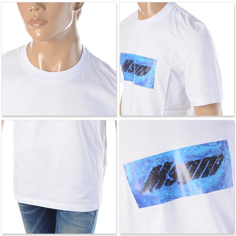 MSGM（エムエスジーエム） クルーネックTシャツ 半袖 メンズ 2840MM230