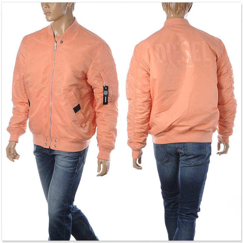 開梱 設置 無料 Diesel Pink メンズ ジャケット Ma1 リバーシブル ダウンジャケット Hlt No