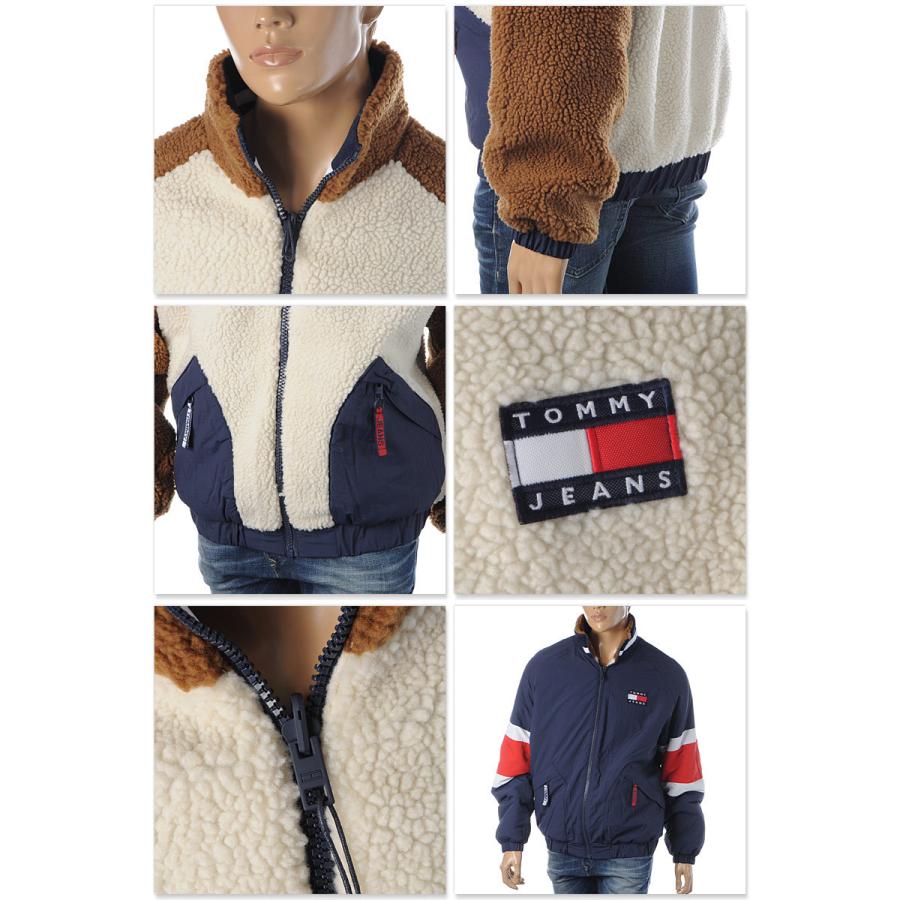 トミージーンズ Tommy Jeans フリースボアジャケット メンズ アウター ブルゾン ブランド リバーシブル Dm0dm ホワイト Bravas 通販 Yahoo ショッピング