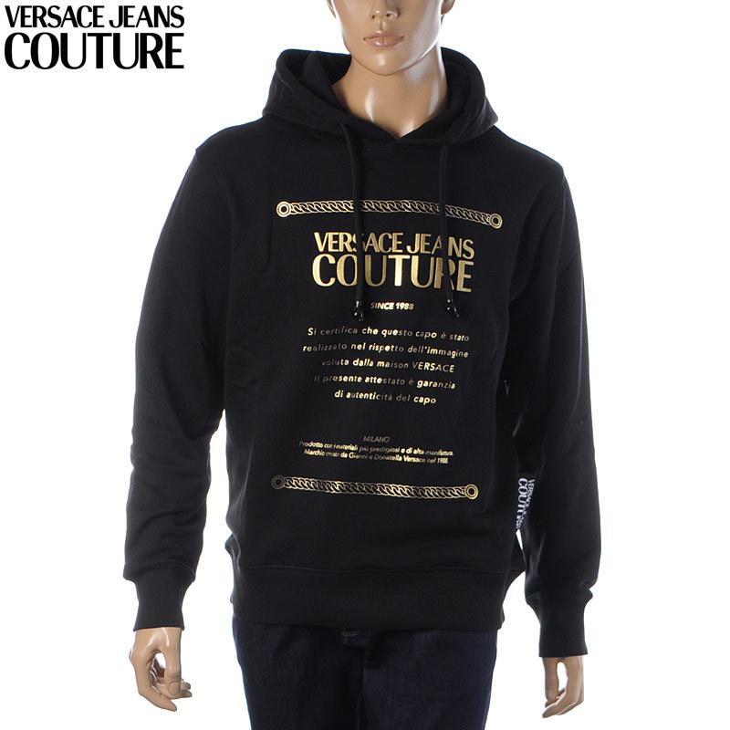 ヴェルサーチ ジーンズ クチュール VERSACE JEANS COUTURE パーカー メンズ スウェット プルオーバー ブランド ロゴ  B7GZA7TP 30318 ブラック :20214708201:BRAVAS - 通販 - Yahoo!ショッピング