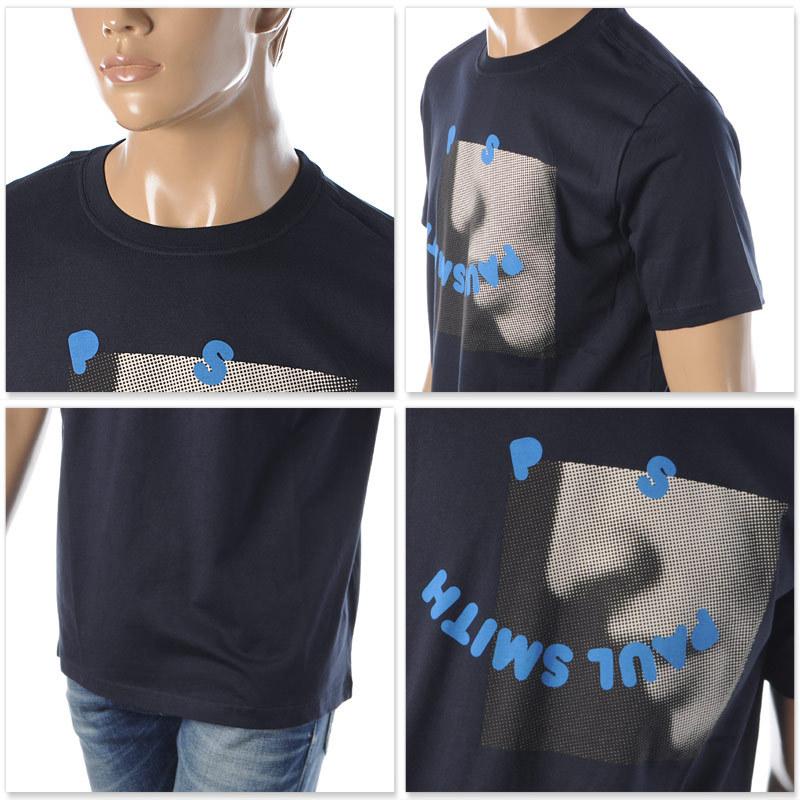 ポールスミス Paul Smith Tシャツ 半袖 クルーネック メンズ M2r 011r Fp2508 ネイビー Bravas 通販 Yahoo ショッピング