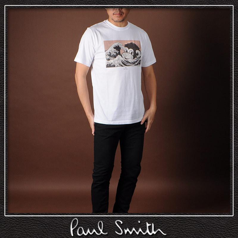 ポールスミス Paul Smith Tシャツ 半袖 クルーネック メンズ M2r 011r Fp2601 ホワイト 21春夏新作 Bravas 通販 Yahoo ショッピング