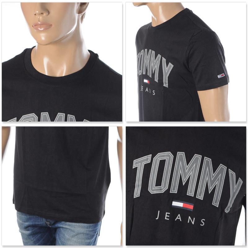 トミージーンズ TOMMY JEANS クルーネックTシャツ 半袖 メンズ DM0DM10226 ブラック｜bravas｜04