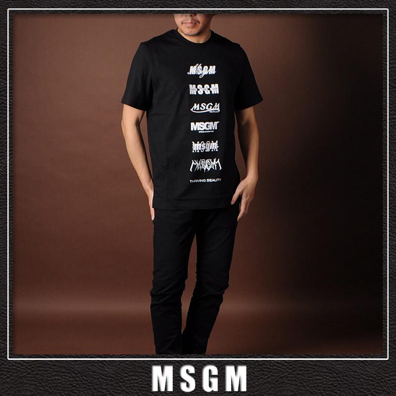 MSGM（エムエスジーエム） MSGM Tシャツ メンズ 半袖 クルーネック