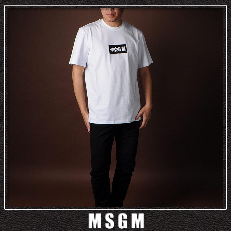 MSGM（エムエスジーエム） MSGM Tシャツ メンズ 半袖 クルーネック