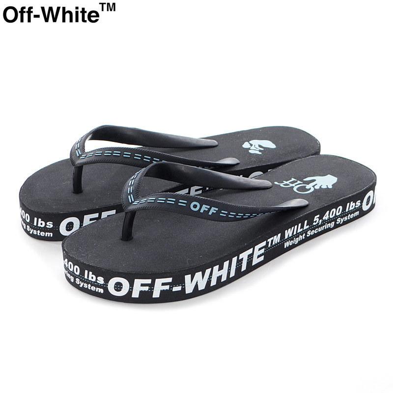 オフホワイト Off White ビーチサンダル ビーサン メンズ Rubber Flip Flop Omic002r21mat ブラック Bravas 通販 Yahoo ショッピング