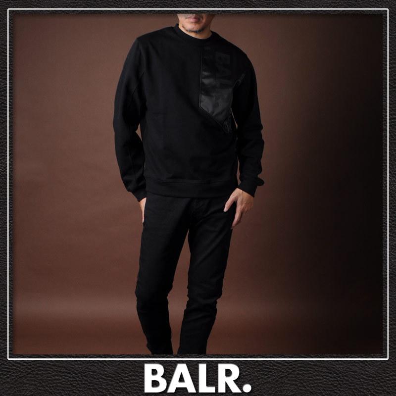 BALR.（ボーラー） クルーネックスウェット メンズ トレーナー 