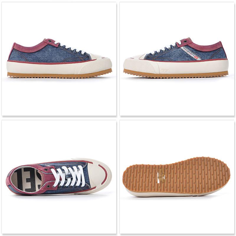 DIESEL（ディーゼル） レザースニーカー ローカット メンズ S