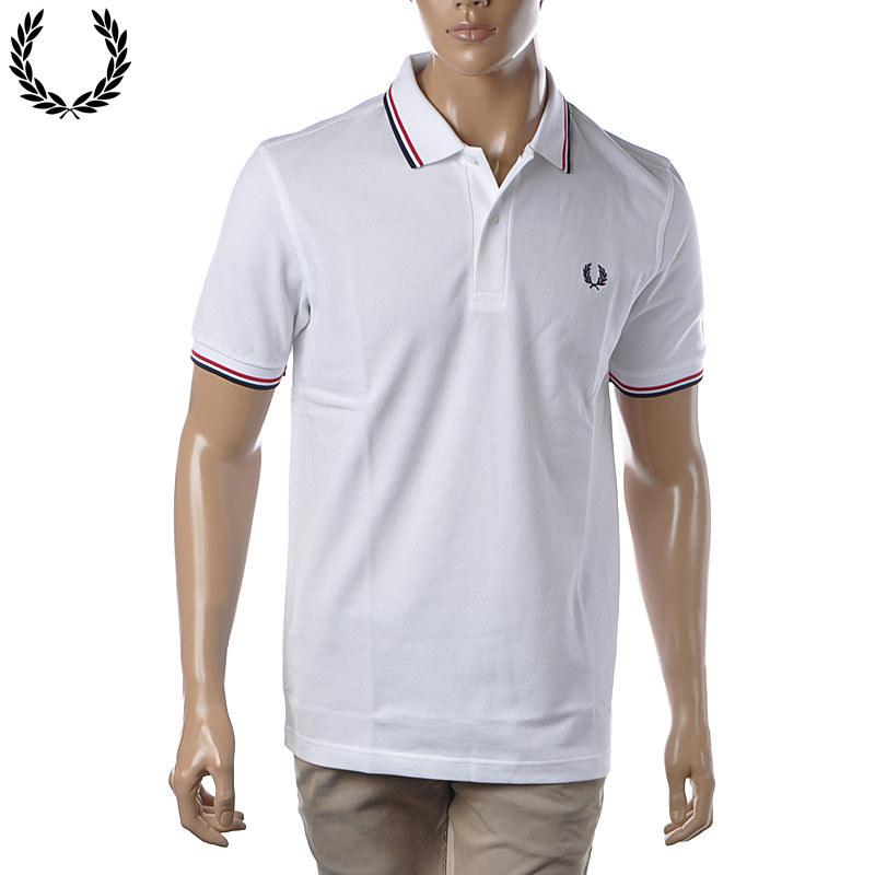 フレッドペリー Fred Perry ポロシャツ メンズ ブランド Twin Tipped Fred Perry Shirt M3600 ホワイト Bravas 通販 Yahoo ショッピング