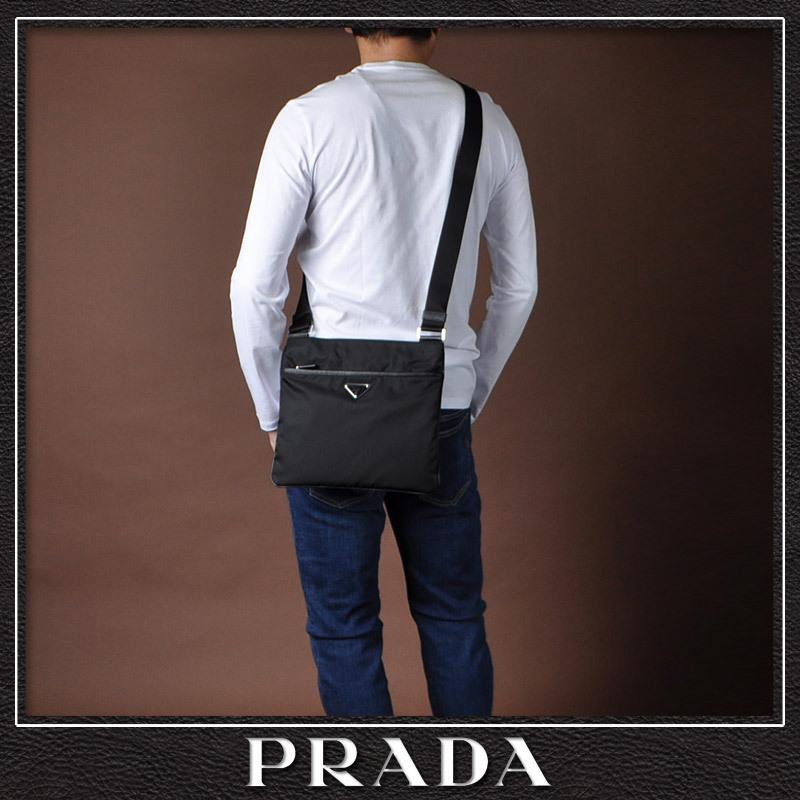 プラダ PRADA ショルダーバッグ メンズ ブランド BANDOLIERA TESSUTO
