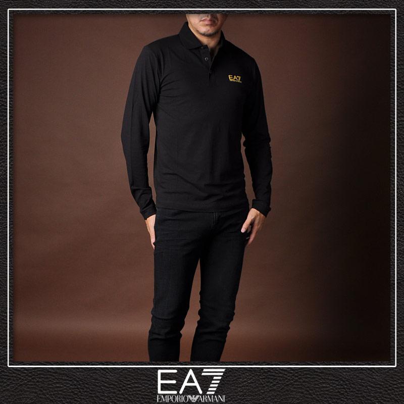 エンポリオアルマーニ EA7 EMPORIO ARMANI ポロシャツ 長袖 メンズ ブランド 8NPF05 PJM5Z ブラック エンポリオアルマーニ EA7 EMPORIO ARMANI ポロシャツ 長袖 メンズ ブランド 8NPF05 PJM5Z ブラック