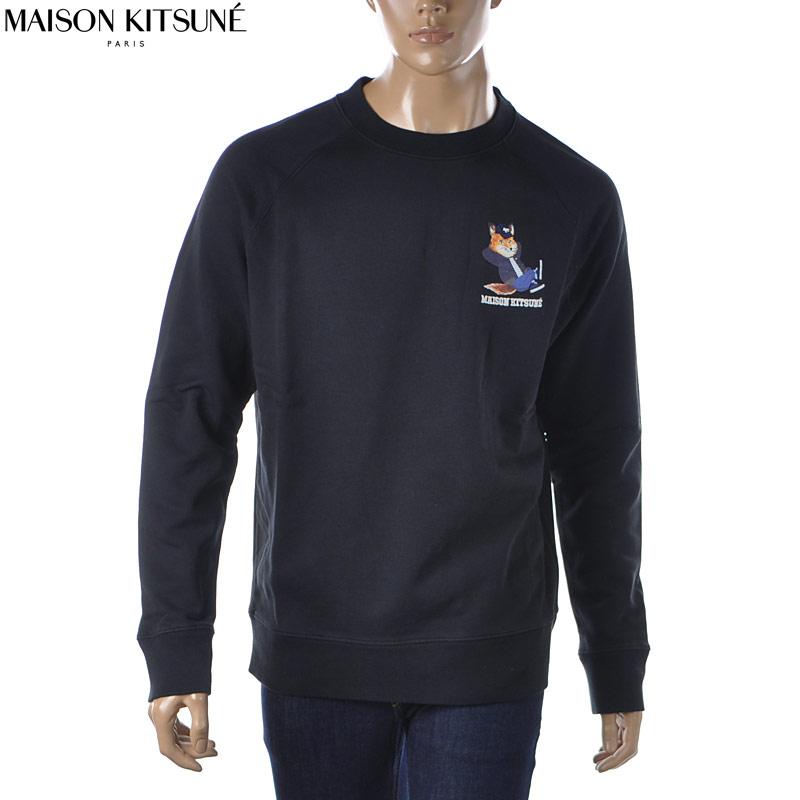 メゾンキツネ MAISON KITSUNE クルーネックスウェット メンズ ブランド トレーナー JM00331KM0001 DRESSED FOX  PRINT CLEAN SWEATSHIRT ブラック :22214808403:BRAVAS - 通販 - Yahoo!ショッピング