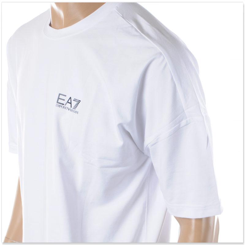 エンポリオアルマーニ Tシャツ EA7 EMPORIO ARMANI メンズ ブランド クルーネック 半袖 3RPT12 PJLBZ ホワイト｜bravas｜05