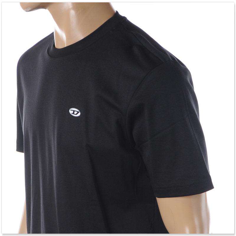 ディーゼル DIESEL Tシャツ メンズ T-JUST-DOVAL-PJ A03819-0AIJU ブラック｜bravas｜05