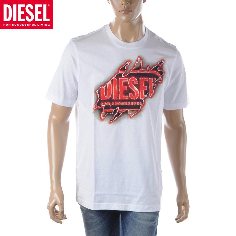 DIESEL ディーゼル Tシャツ メンズ ブランド クルーネック 半袖 DIESEL ディーゼル Tシャツ メンズ ブランド クルーネック 半袖