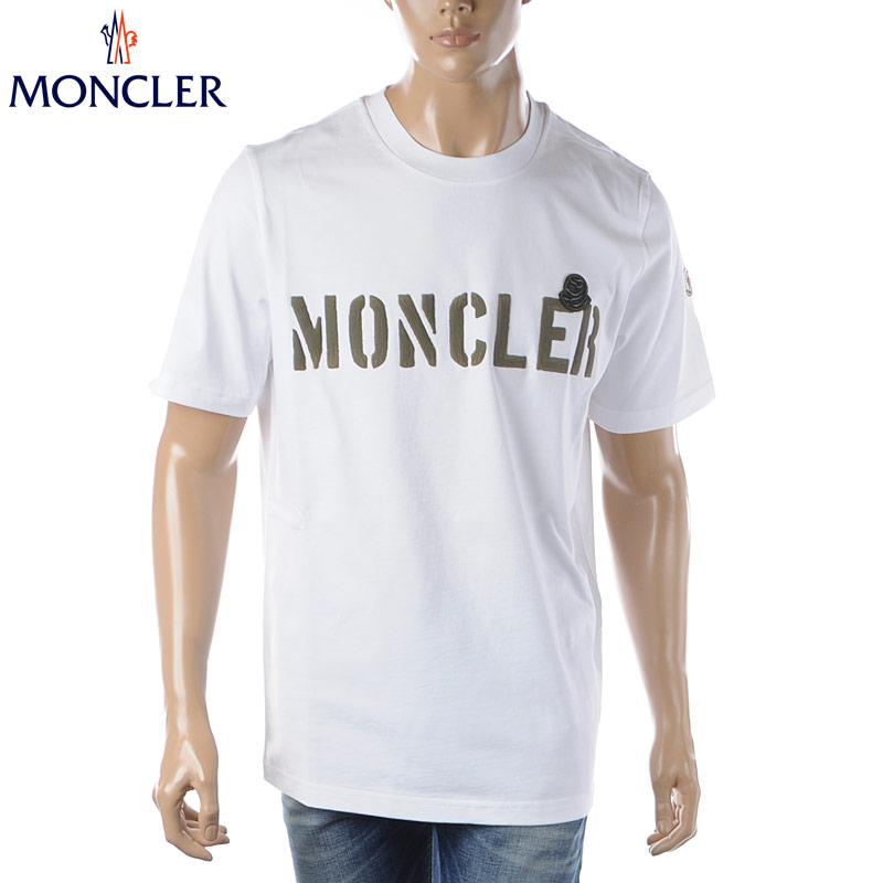 モンクレール MONCLER Tシャツ メンズ ブランド 8C00029 8390T 半袖 クルーネック ホワイト 2023春夏新作  :23110701102:BRAVAS - 通販 - Yahoo!ショッピング