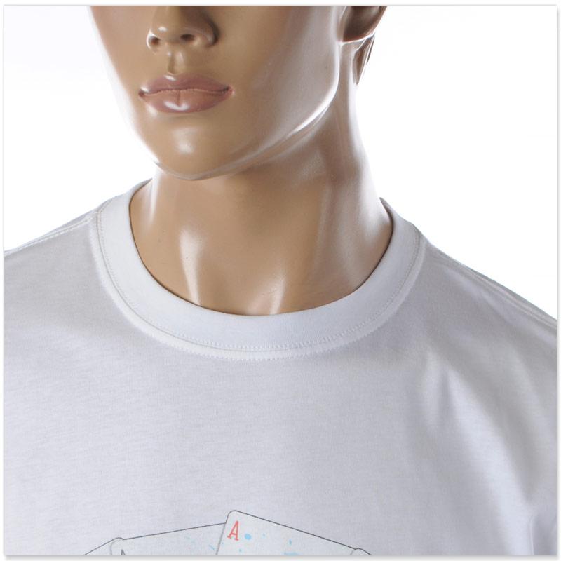 ポールスミス PAUL SMITH Tシャツ メンズ 半袖 カットソー クルーネック ホワイト 白 M2R 011R KP3799 ロゴ プリント コットン カジュアル 人気 ブランド おしゃれ Paul Smith（ポール・スミス） PAUL SMITH Tシャツ メンズ 半袖