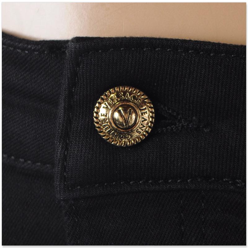 ヴェルサーチ ジーンズ クチュール VERSACE JEANS COUTURE ジーンズ デニム メンズ 74GAB530 CDW00 ブラック｜bravas｜08